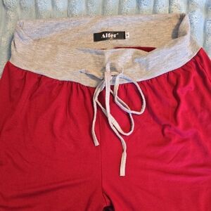 Alfer Red and Gray Lounge Pants